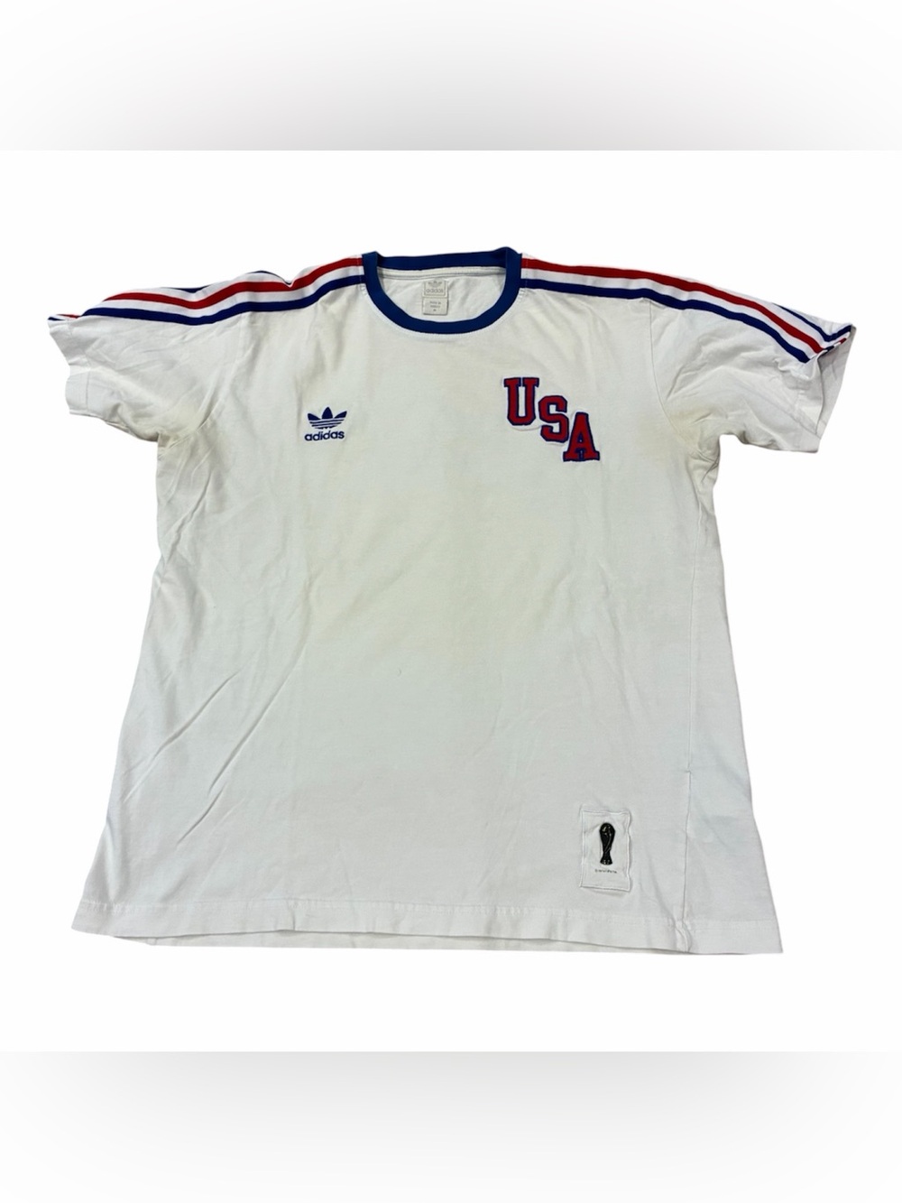 VTG 2006 USA TEAM Retro 1974 HOME JERSEY Sz Medium  - Soccer FIFA - Football